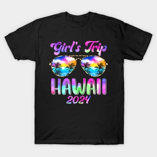 Girls Trip Hawaii 2024 Summer Beach Weekend Vacation Women T-Shirt